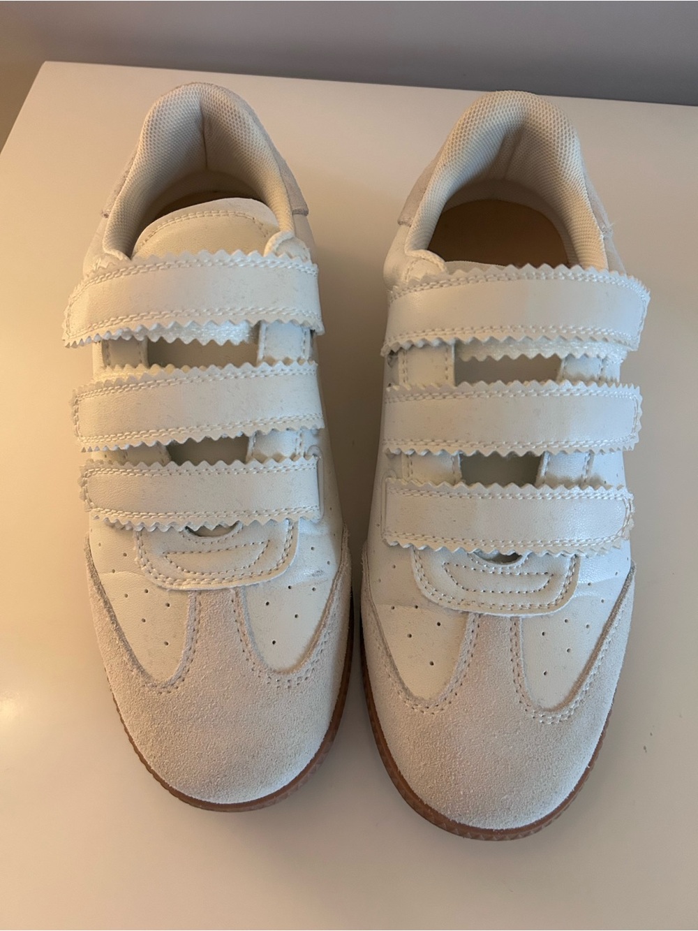 Steve Madden momentum white Velcro sneaker - Picture 8 of 13